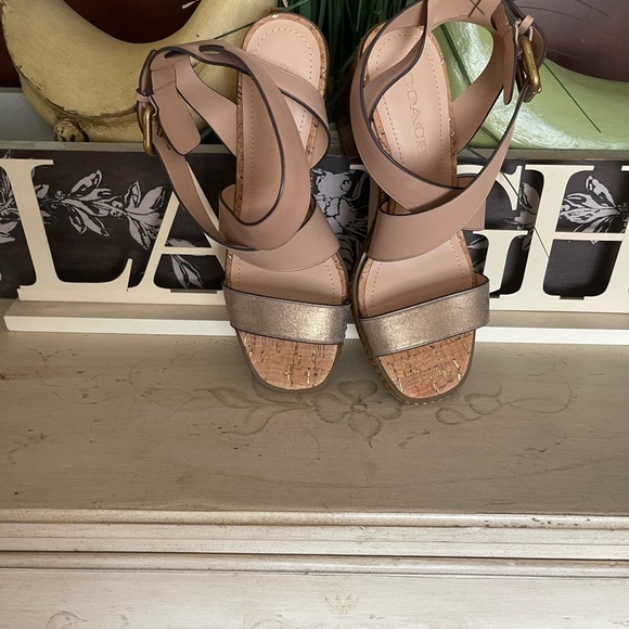 Coach Mandy Metallic Sandals - Picture 7 of 12